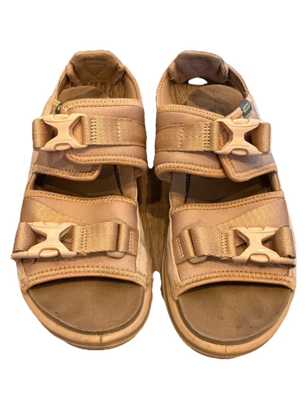 ECCO Women's EXOWRAP 2 Strap Buckle Sport Sandal, Tuscany/Tuscany Size 7